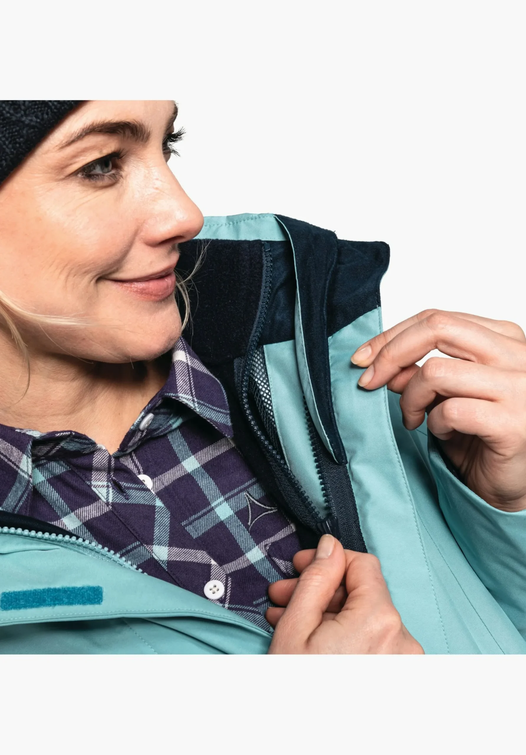 WOMEN SCHÖFFEL Trek & Hike|Double Jackets<3in1 hiking jacket with zip-out fleece red