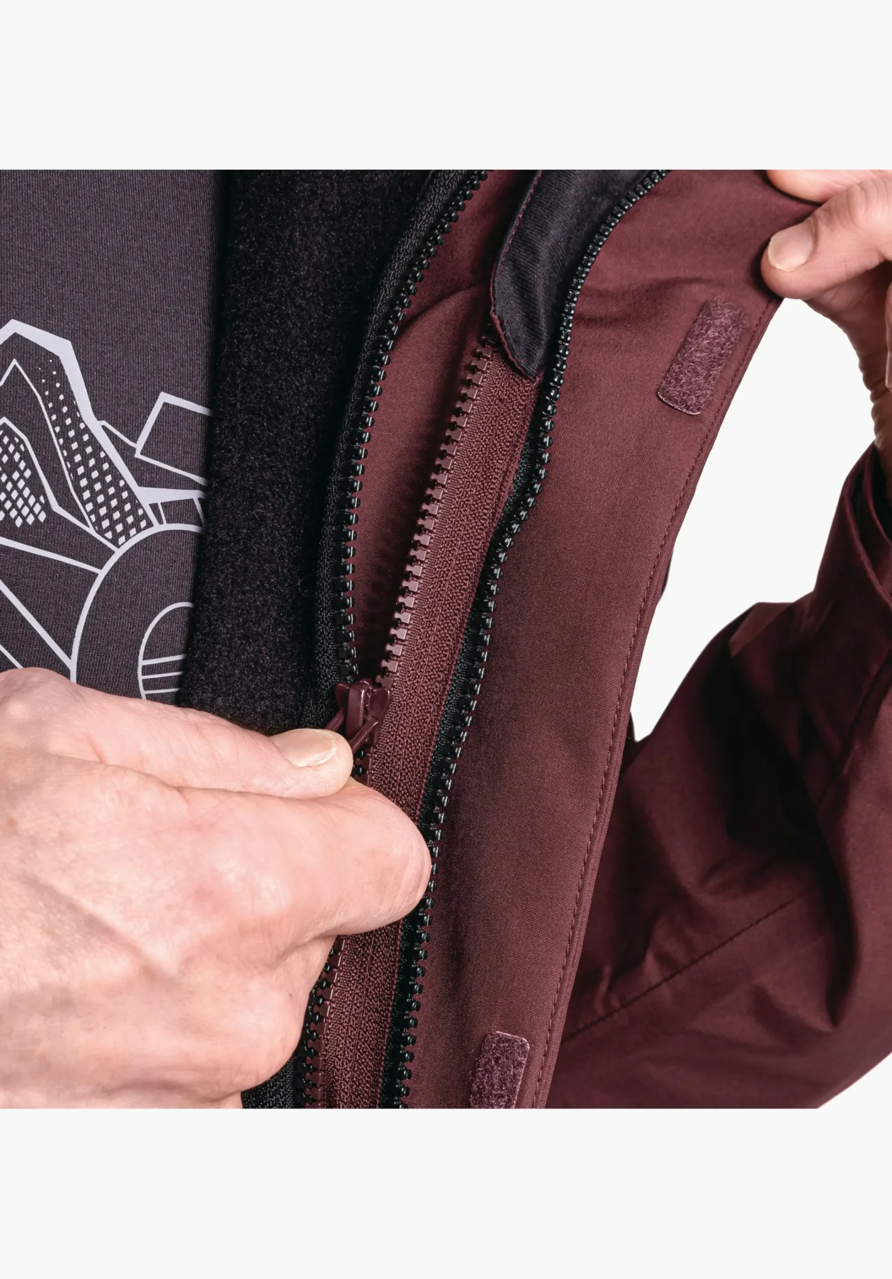 MEN SCHÖFFEL Trek & Hike|Double Jackets<3in1 jacket with a rainproof outer layer blau