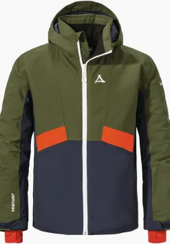 CHILDREN SCHÖFFEL Ski<Kids waterproof and warm ski jacket orange
