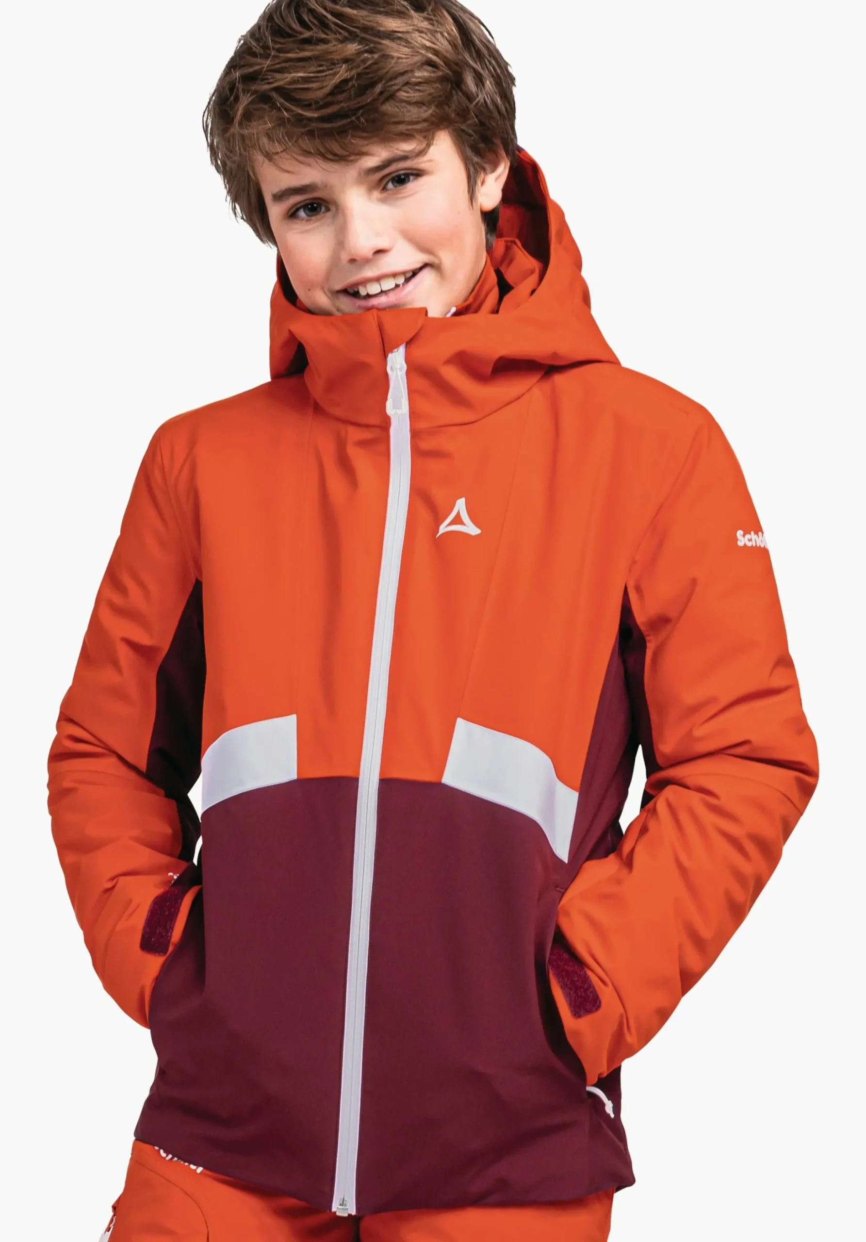 CHILDREN SCHÖFFEL Ski<Kids waterproof and warm ski jacket orange
