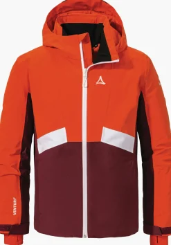 CHILDREN SCHÖFFEL Ski<Kids waterproof and warm ski jacket orange