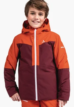 CHILDREN SCHÖFFEL Ski<Kids waterproof and warm ski jacket red