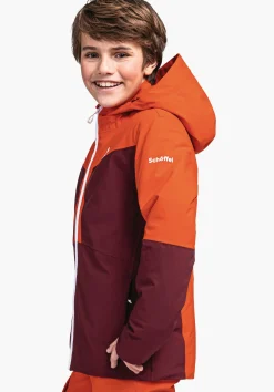 CHILDREN SCHÖFFEL Ski<Kids waterproof and warm ski jacket red