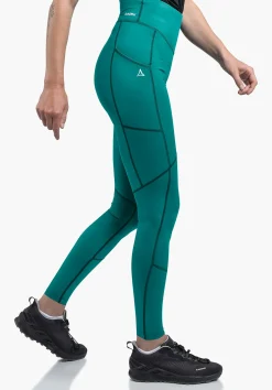 WOMEN SCHÖFFEL Pants Long<Leggings for sport hiking grün