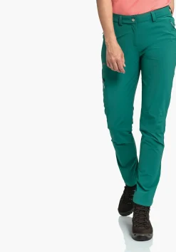 WOMEN SCHÖFFEL Trek & Hike|Pants Long<Light, comfortable summer hiking pants green