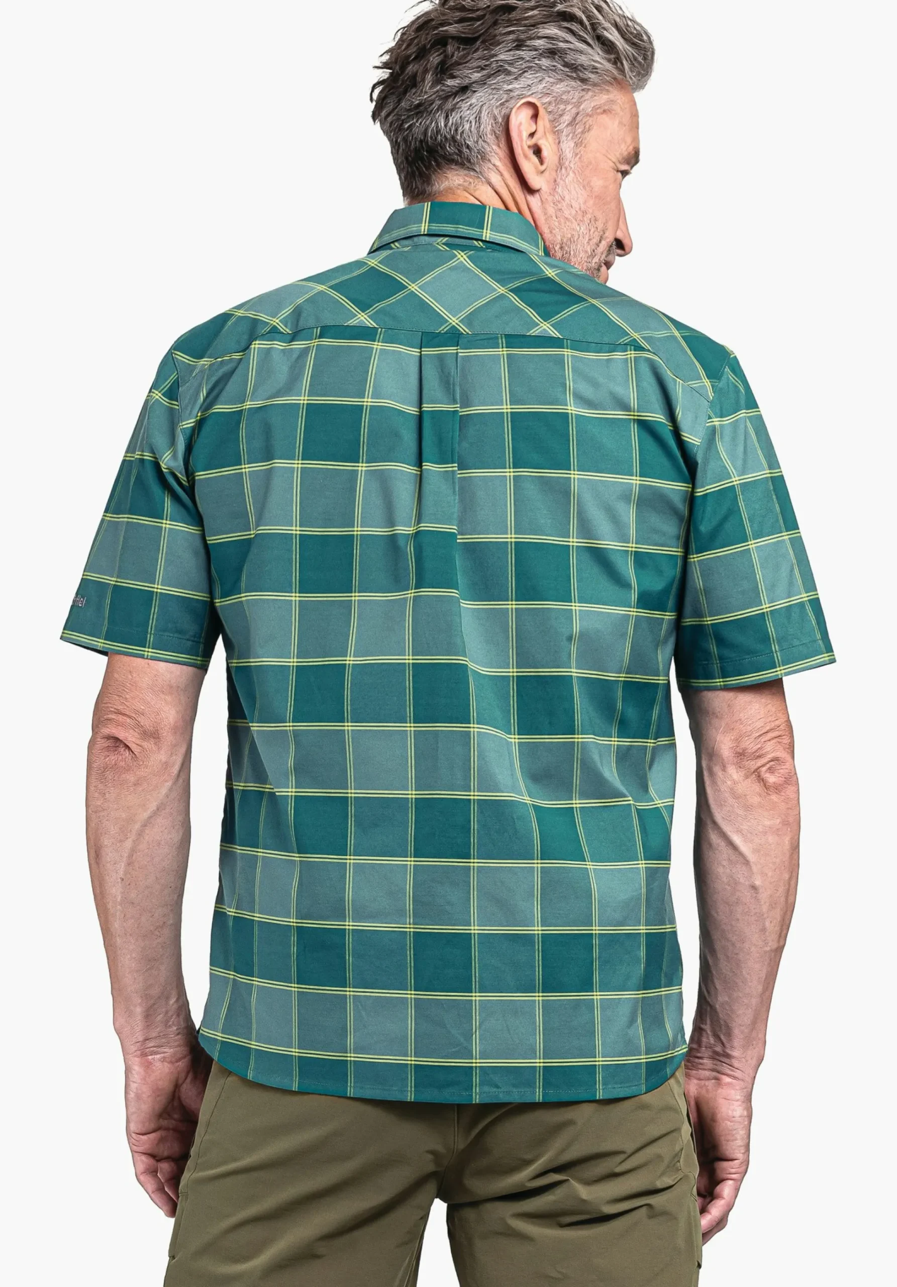 MEN SCHÖFFEL <Light hiking shirt for summer orange