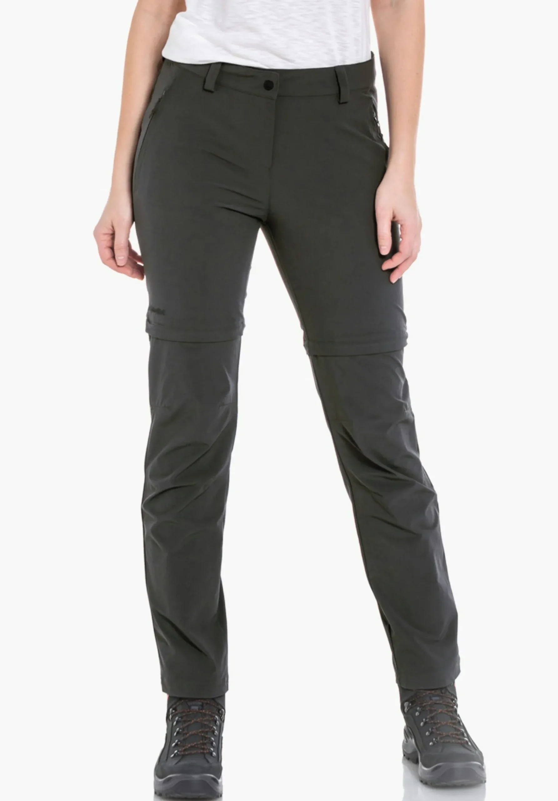 WOMEN SCHÖFFEL Trek & Hike|Pants Zip Off<Light summer pants with zip-off function green