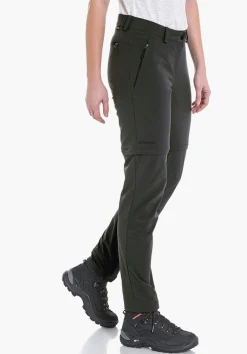 WOMEN SCHÖFFEL Trek & Hike|Pants Zip Off<Light summer pants with zip-off function green