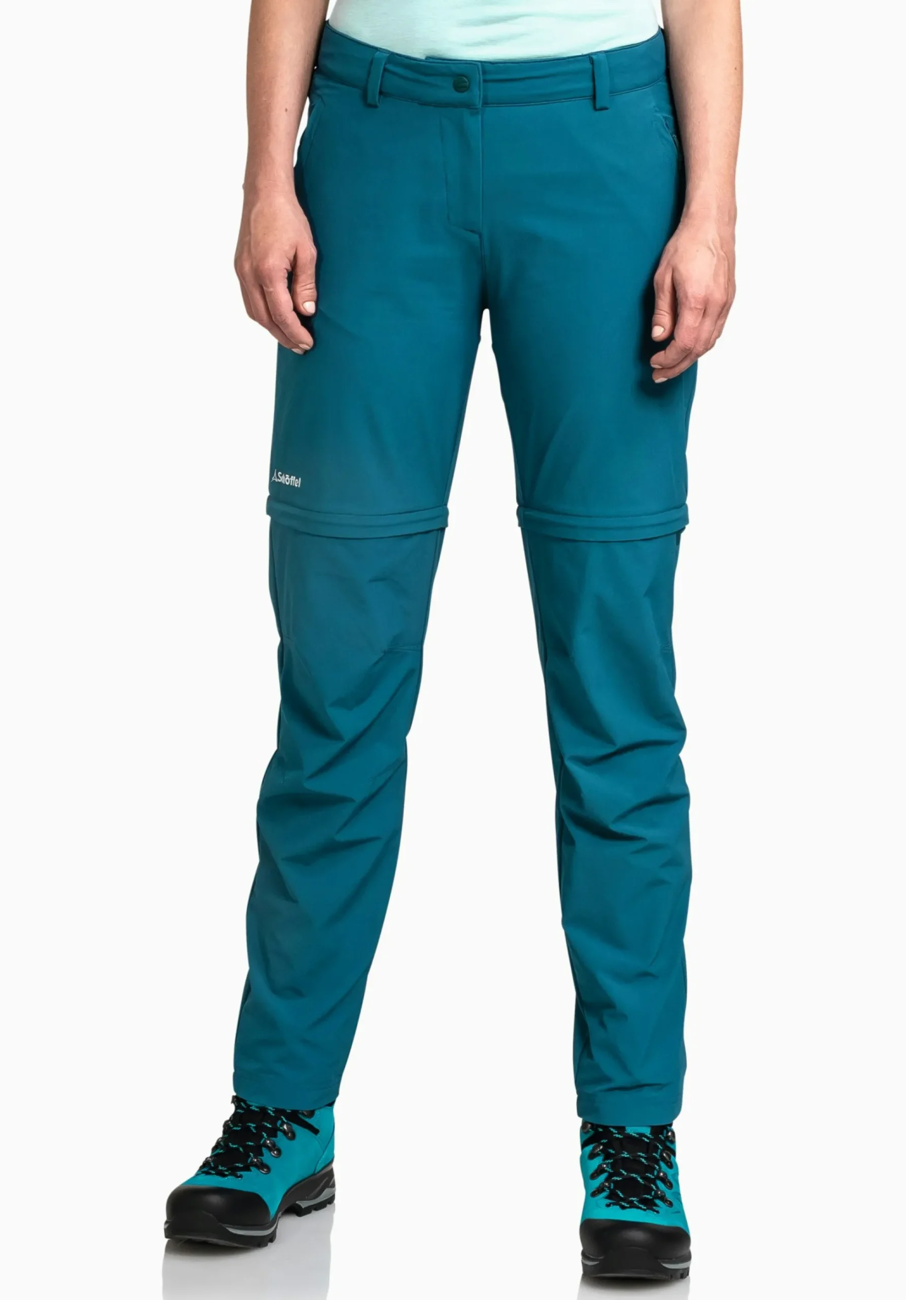 WOMEN SCHÖFFEL Trek & Hike|Pants Zip Off<Light summer pants with zip-off function green