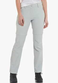 WOMEN SCHÖFFEL Trek & Hike|Pants Zip Off<Light summer pants with zip-off function green