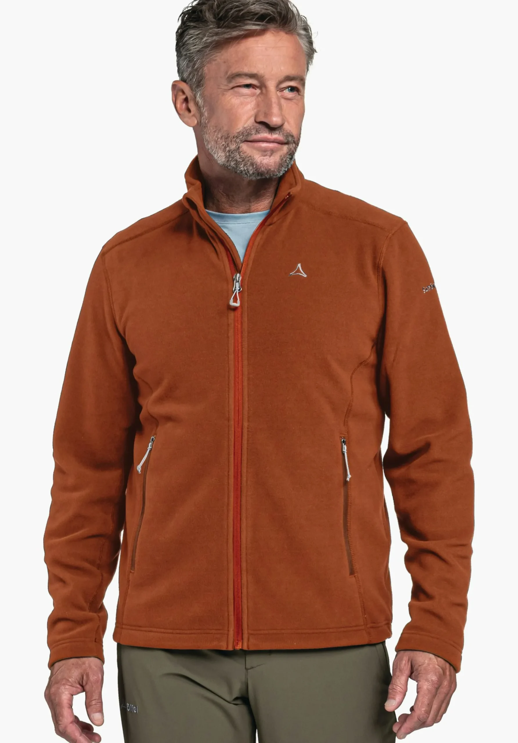 MEN SCHÖFFEL <Lightweight and cozy fleece jacket rot