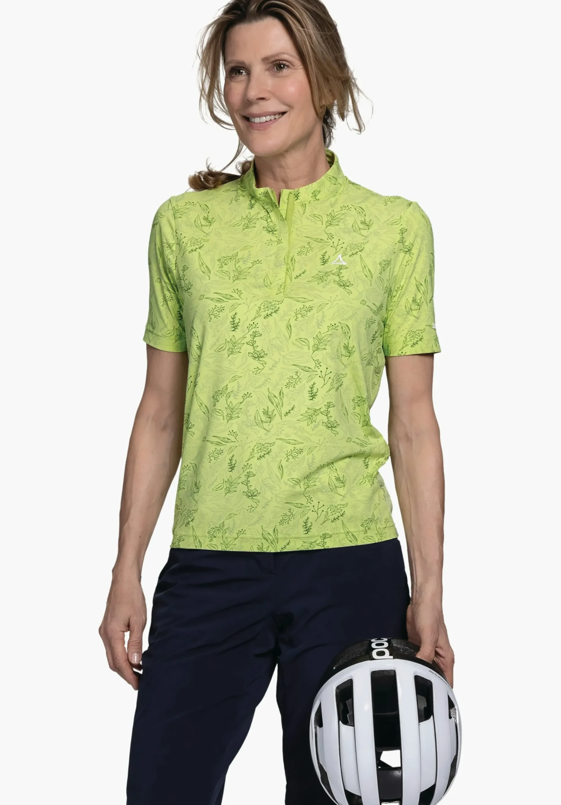 WOMEN SCHÖFFEL Bike<Lightweight bike shirt with half zip rosa