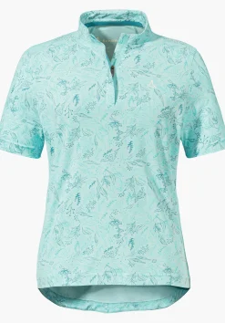 WOMEN SCHÖFFEL Bike<Lightweight bike shirt with half zip rosa