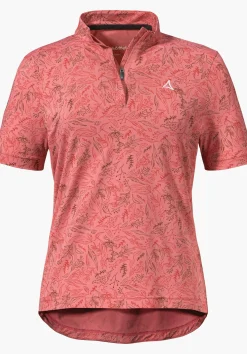 WOMEN SCHÖFFEL Bike<Lightweight bike shirt with half zip rosa