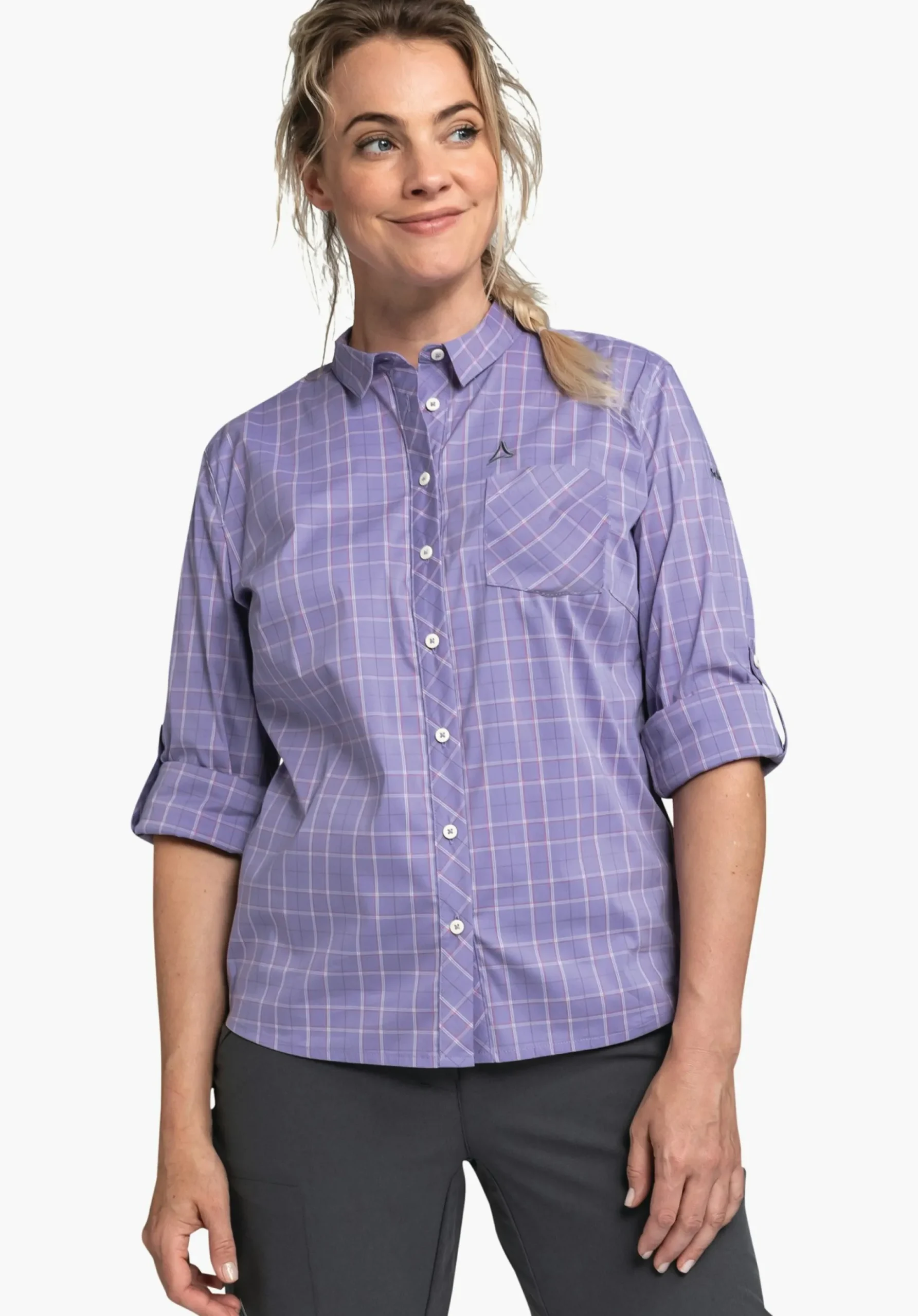 WOMEN SCHÖFFEL Trek & Hike<Lightweight cooling hiking blouse purple