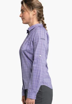 WOMEN SCHÖFFEL Trek & Hike<Lightweight cooling hiking blouse purple