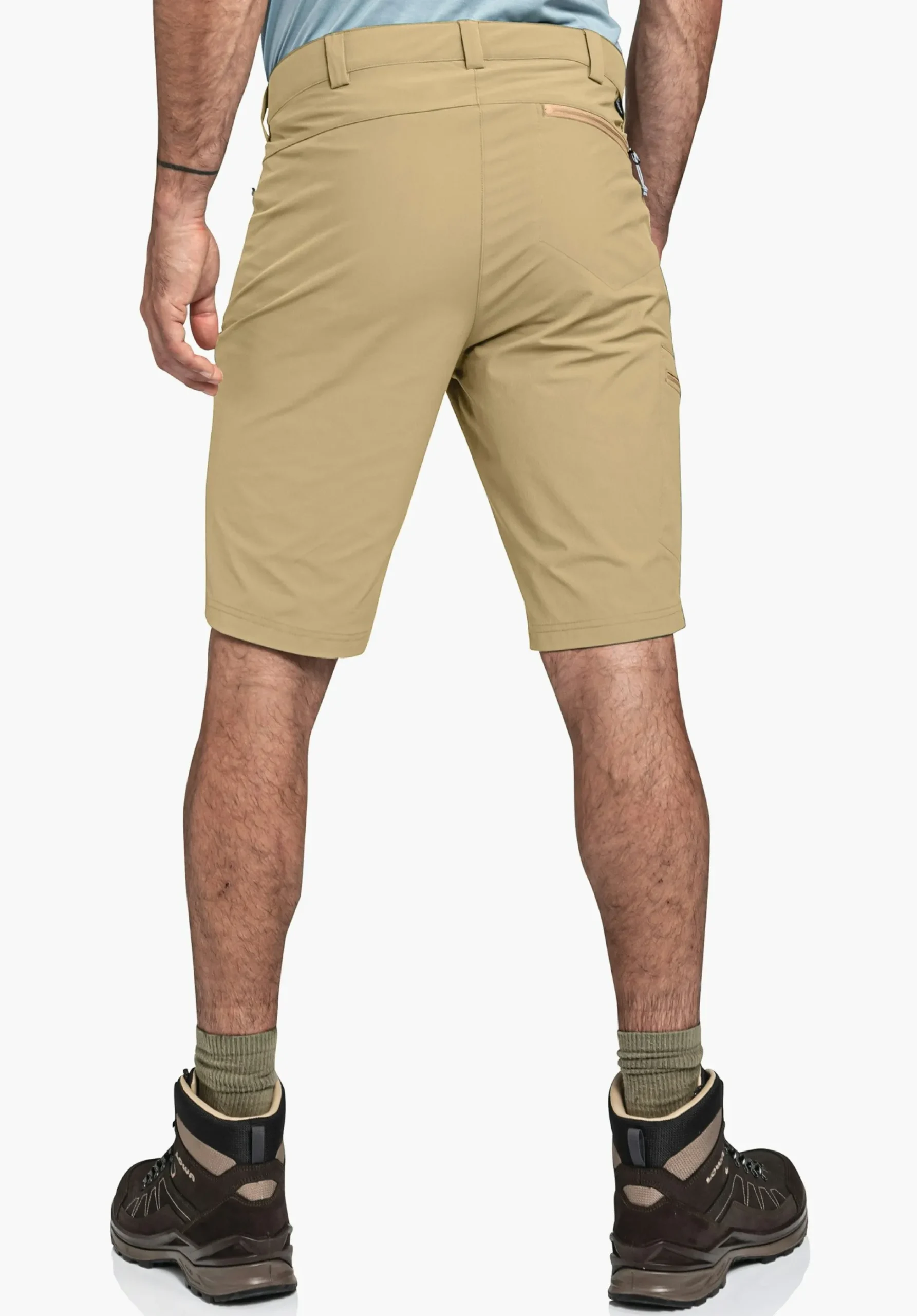MEN SCHÖFFEL Trek & Hike|Pants Short<Lightweight shorts in 4-way stretch beige