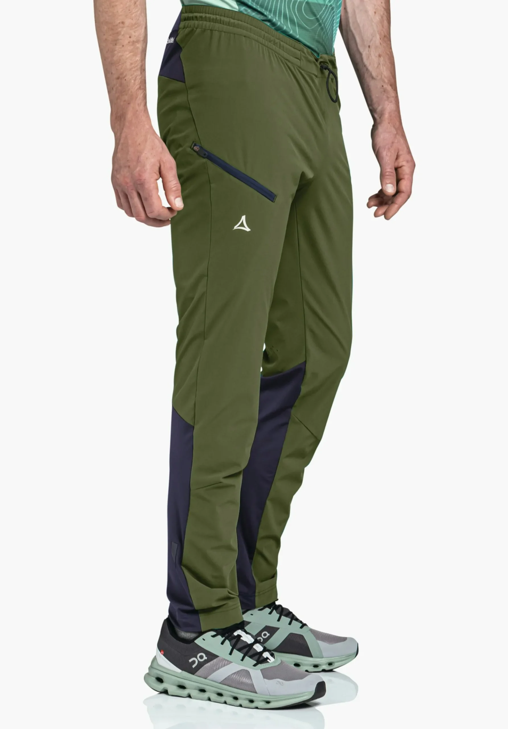 MEN SCHÖFFEL Pants Long<Lightweight sporty hiking pants grün