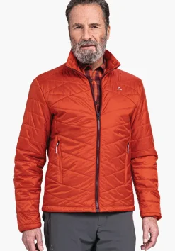 MEN SCHÖFFEL Trek & Hike|Down- / Thermojacket<Lightweight ZipIn! thermal jacket orange