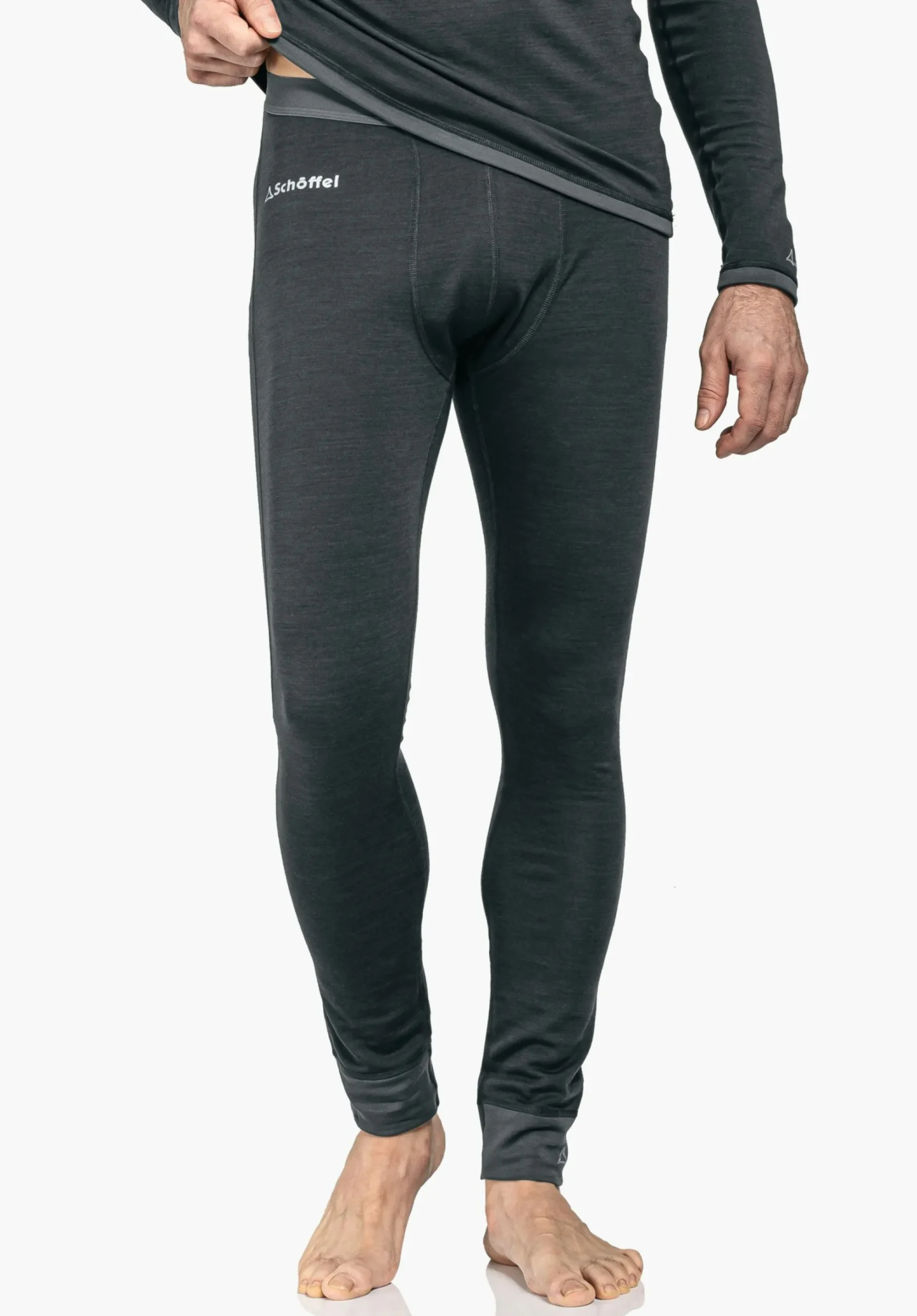 MEN SCHÖFFEL Skiing|Trek & Hike<Long underpants with soft merino wool blue