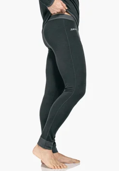 MEN SCHÖFFEL Skiing|Trek & Hike<Long underpants with soft merino wool blue