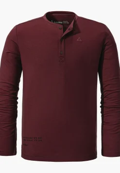 MEN SCHÖFFEL Travel/Leisure<Longsleeve with highest wearing comfort red