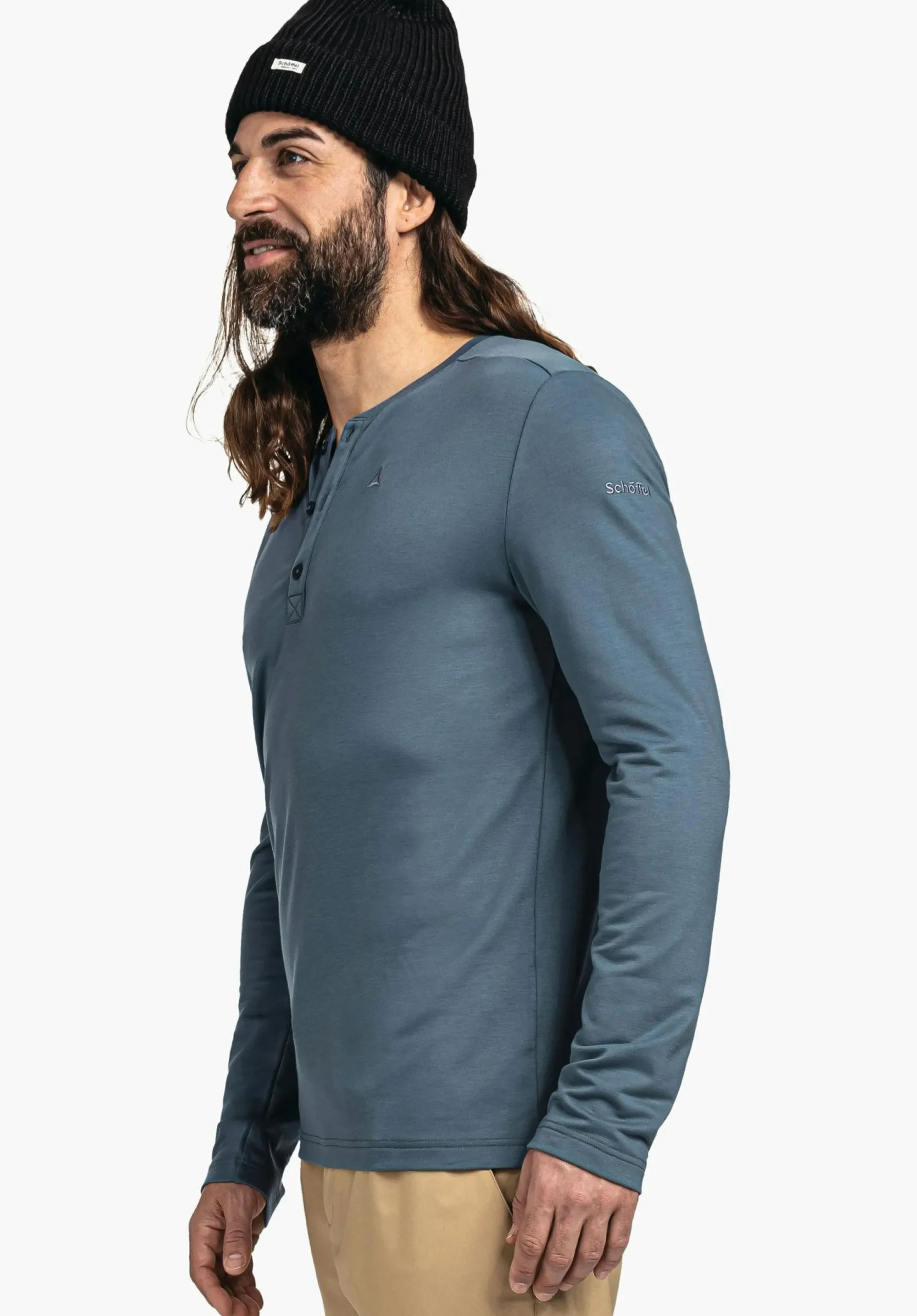 MEN SCHÖFFEL Travel/Leisure<Longsleeve with highest wearing comfort red