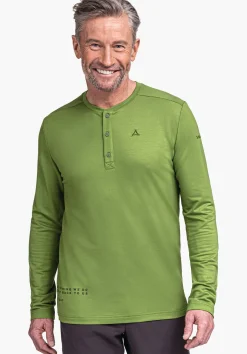 MEN SCHÖFFEL Travel/Leisure<Longsleeve with highest wearing comfort red