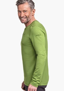 MEN SCHÖFFEL Travel/Leisure<Longsleeve with highest wearing comfort red