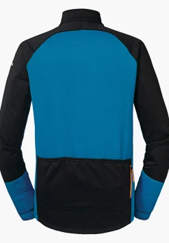 MEN SCHÖFFEL Bike<Longsleeve with three-part back pocket orange