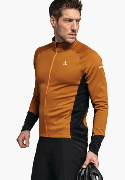 MEN SCHÖFFEL Bike<Longsleeve with three-part back pocket orange