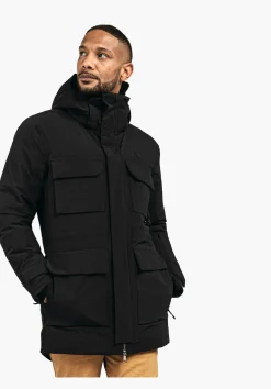 MEN SCHÖFFEL Travel/Leisure|Parka / Coat<Modern waterproof down parka red