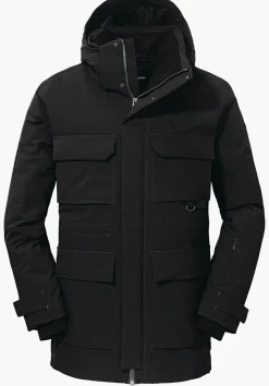 MEN SCHÖFFEL Travel/Leisure|Parka / Coat<Modern waterproof down parka red