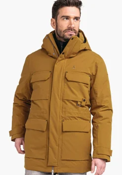 MEN SCHÖFFEL Travel/Leisure|Parka / Coat<Modern waterproof down parka red