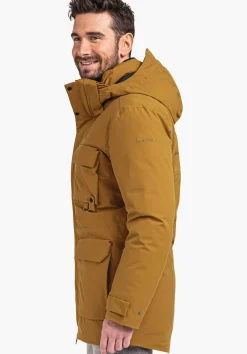 MEN SCHÖFFEL Travel/Leisure|Parka / Coat<Modern waterproof down parka red