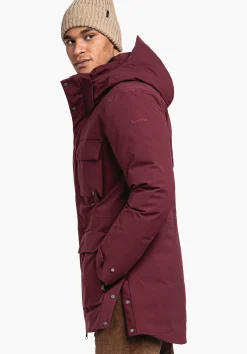 MEN SCHÖFFEL Travel/Leisure|Parka / Coat<Modern waterproof down parka red