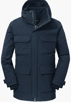 MEN SCHÖFFEL Travel/Leisure|Parka / Coat<Modern waterproof down parka red