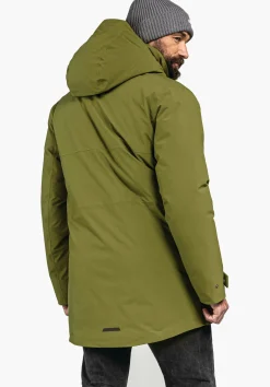 MEN SCHÖFFEL Travel/Leisure|Parka / Coat<Modern waterproof down parka red