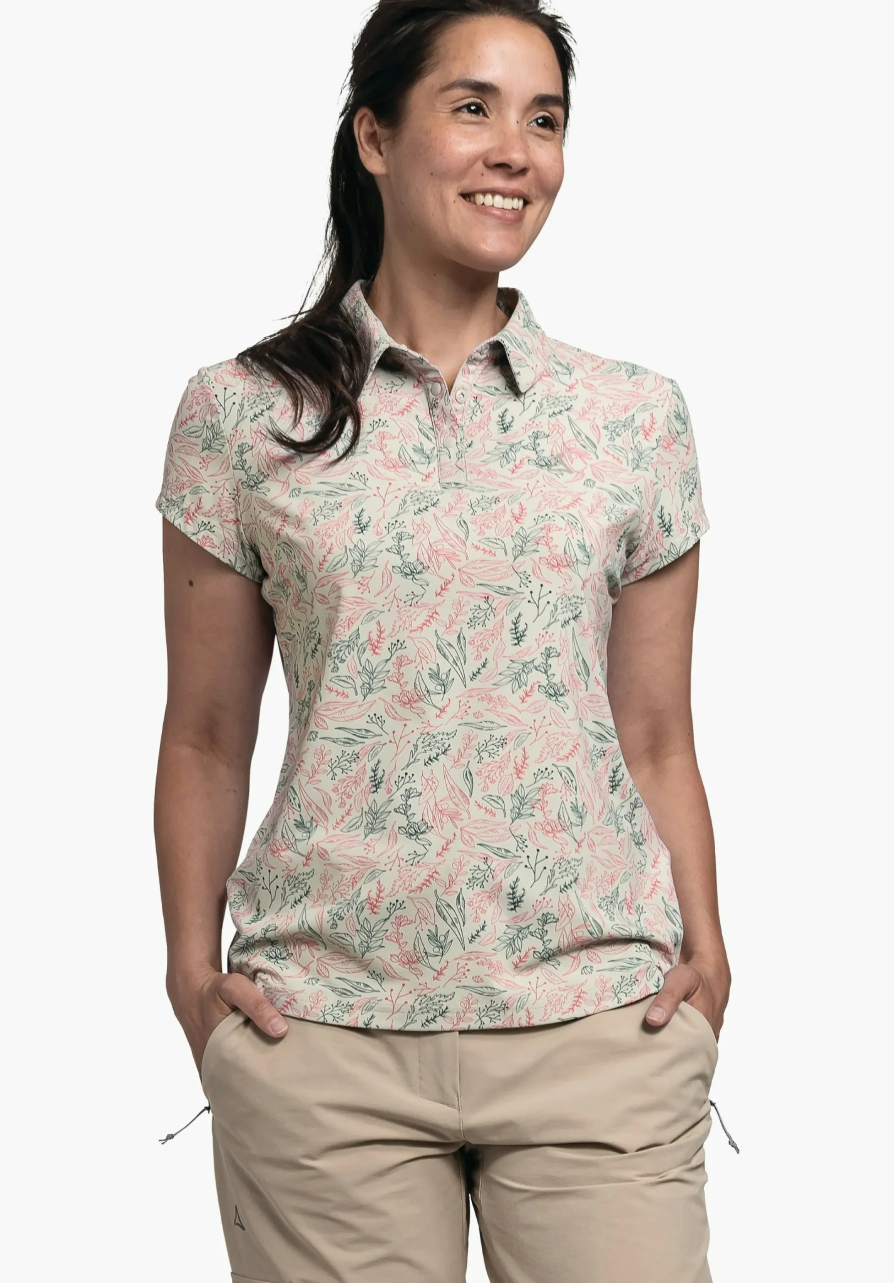 WOMEN SCHÖFFEL <Polo shirt with high freedom of movement rosa