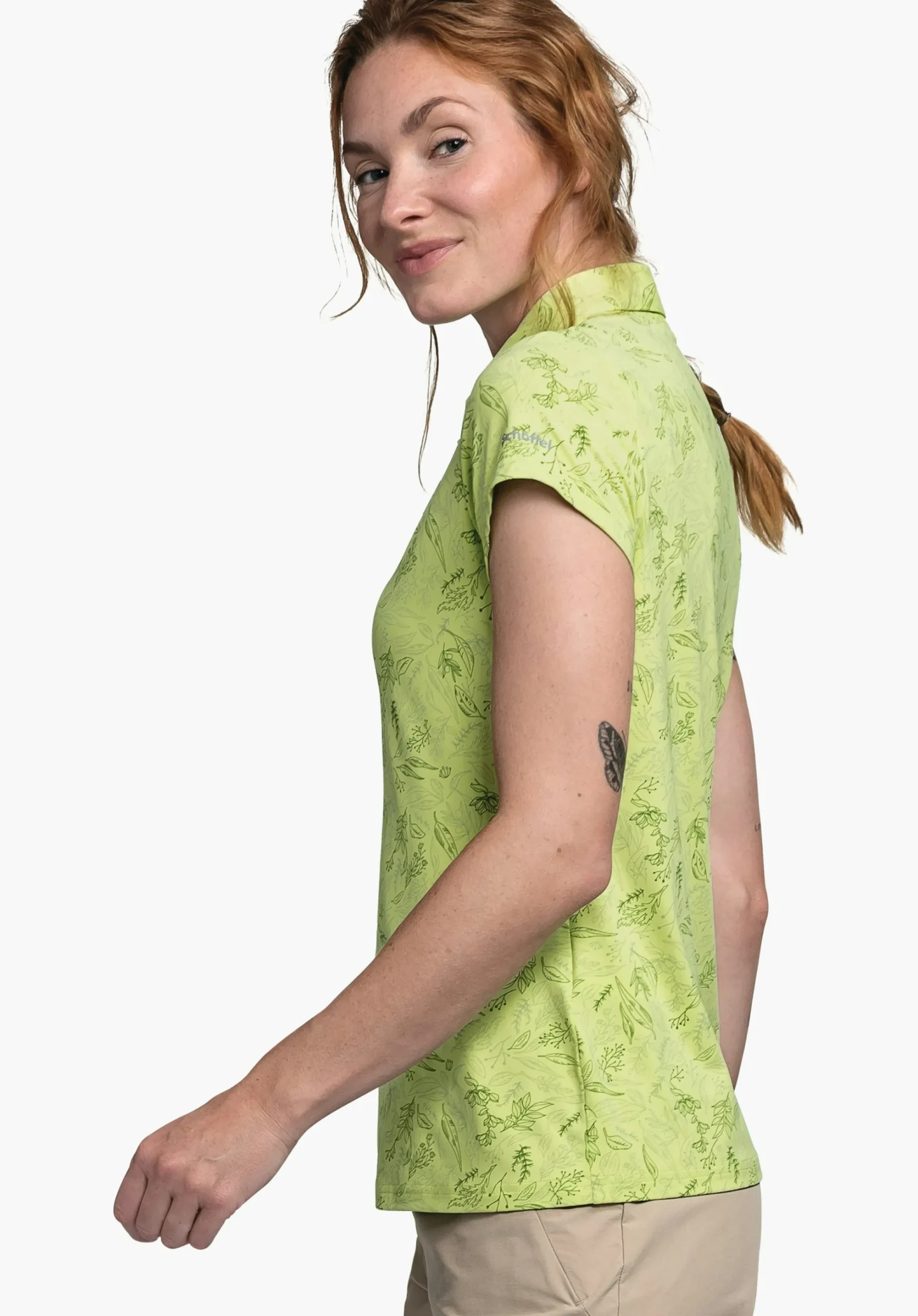 WOMEN SCHÖFFEL <Polo shirt with high freedom of movement rosa