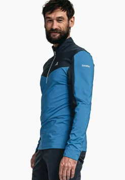 MEN SCHÖFFEL Skiing<Premium longsleeve in the best material blue