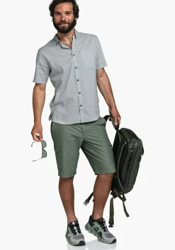 MEN SCHÖFFEL Travel/Leisure<Quick drying casual shirt grün