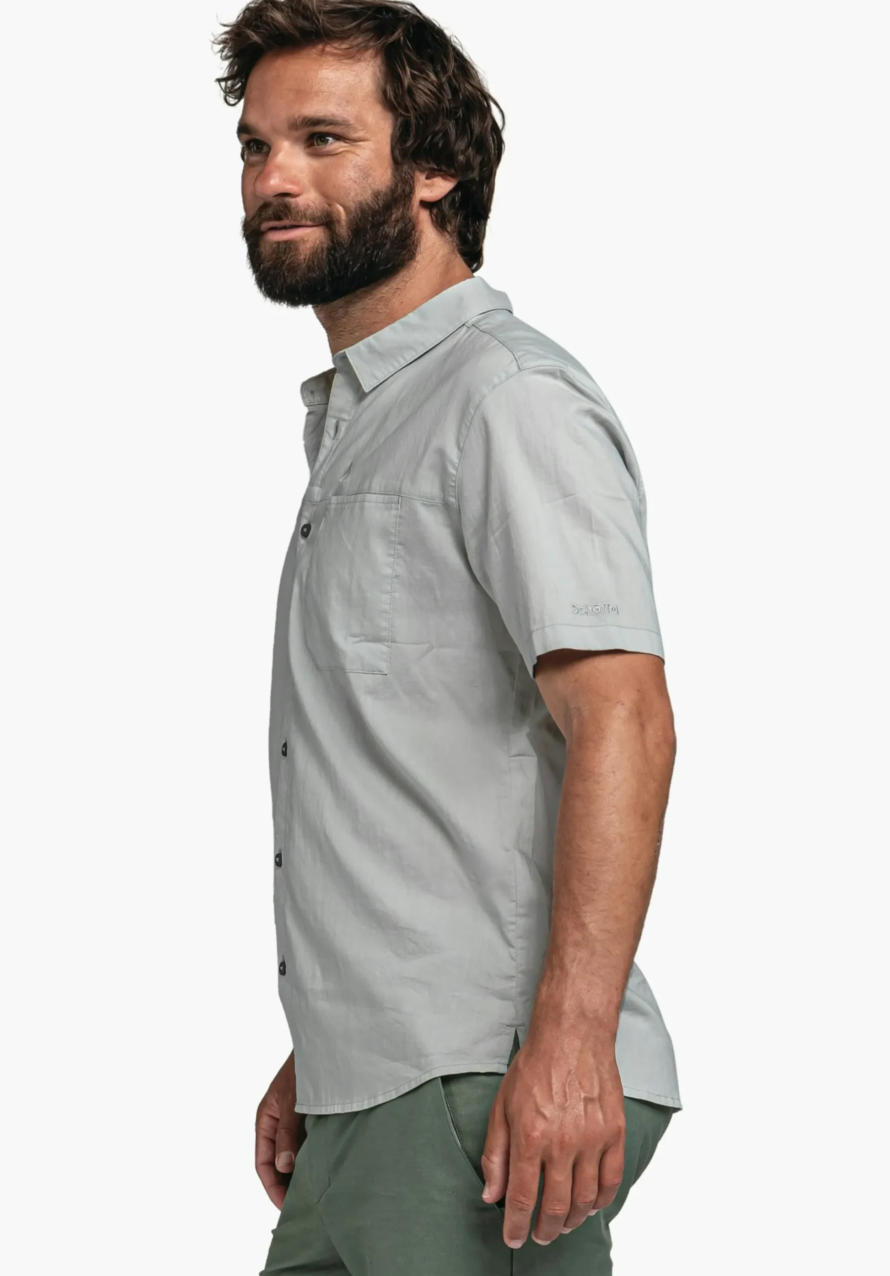 MEN SCHÖFFEL Travel/Leisure<Quick drying casual shirt grün