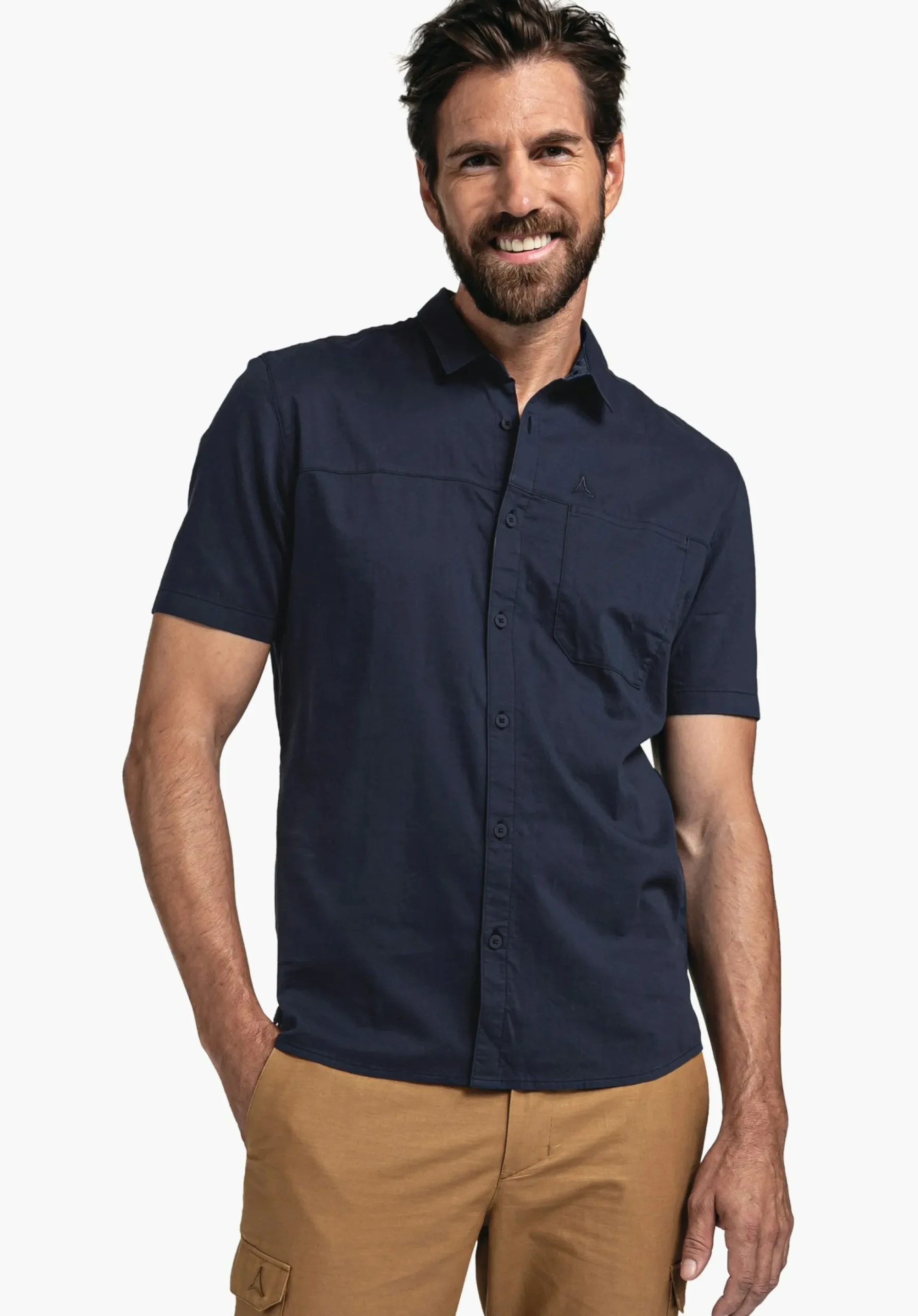 MEN SCHÖFFEL Travel/Leisure<Quick drying casual shirt grün