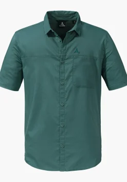 MEN SCHÖFFEL Travel/Leisure<Quick drying casual shirt grün