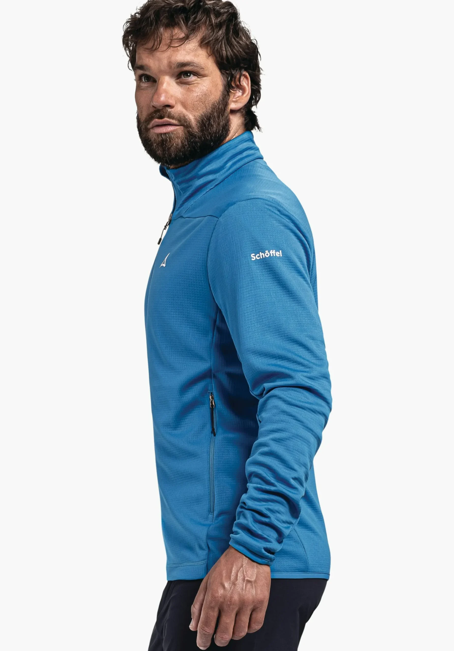 MEN SCHÖFFEL <Quick drying hiking fleece jacket grün