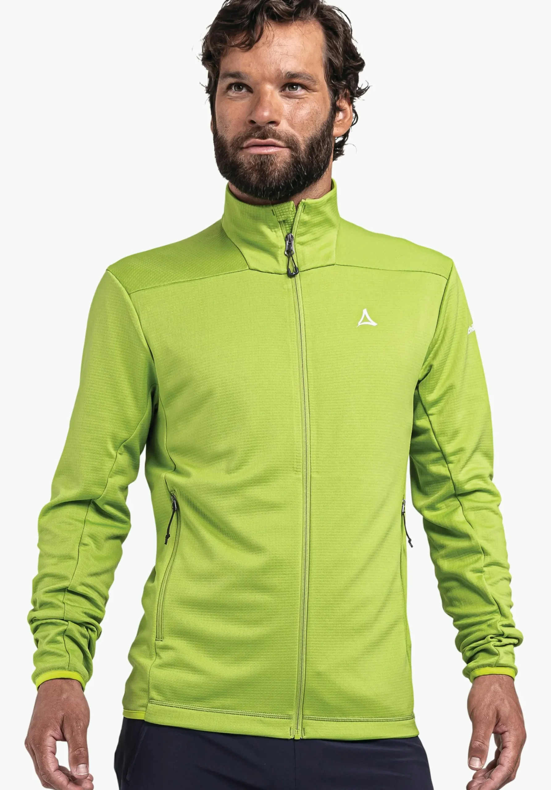 MEN SCHÖFFEL <Quick drying hiking fleece jacket grün