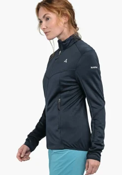 WOMEN SCHÖFFEL <Quick drying hiking fleece jacket rot