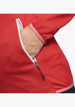 WOMEN SCHÖFFEL <Quick drying hiking fleece jacket rot