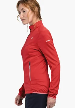WOMEN SCHÖFFEL <Quick drying hiking fleece jacket rot